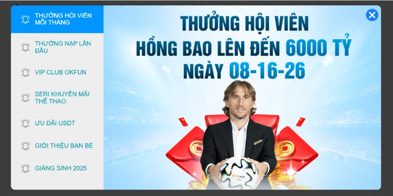 OKFUN - Sân Chơi Cá Cược Trực Tuyến Uy Tín Nhất Việt Nam 6 Mỗi Khuyến Mãi Đều Có Điều Kiện Rõ Ràng